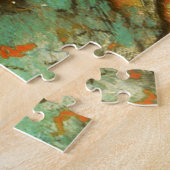 Ballerina Dance Green Dancer Edger Degas Painting Puzzle (Seite)