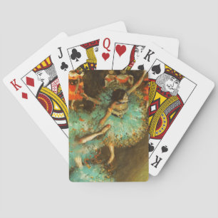 Ballerina Dance Green Dancer Edger Degas Painting Spielkarten