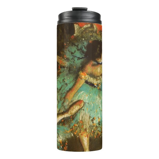 Ballerina Dance Green Dancer Edger Degas Painting Thermosbecher (Vorderseite)