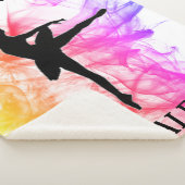 Ballerina Dance Pastel Watercolor Sherpadecke (3/4)