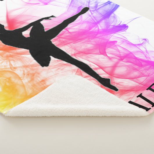 Ballerina Dance Pastel Watercolor Sherpadecke (3/4)