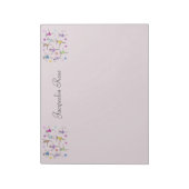 Ballerina Dance Personalisierte Notepad Notizblock (Rotiert)
