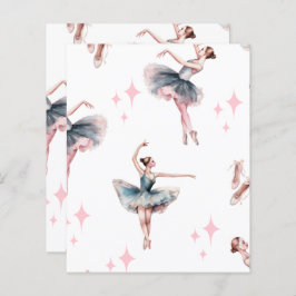 Ballerina Dance Scrapbook Paper