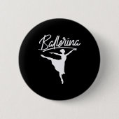 Ballerina Dancer Button (Vorderseite)