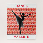 Ballerina Dancer Candy Cane Puzzle (Vertikal)