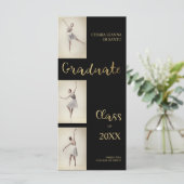 Ballerina Dancer Drei Foto Tanz Abschluss (Stehend Vorderseite)