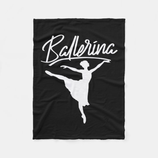 Ballerina Dancer Fleecedecke (Vorderseite)