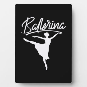 Ballerina Dancer Fotoplatte
