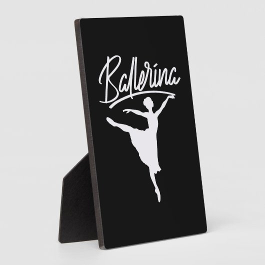 Ballerina Dancer Fotoplatte (Seite)