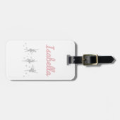 Ballerina Dancer Gepäcktag | Erwägung Geburtstag Gepäckanhänger (Vorderseite horizontal)