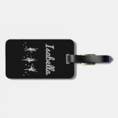 Ballerina Dancer Gepäcktag | Erwägung Geburtstag Gepäckanhänger (Rückseite horizontal)