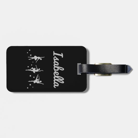 Ballerina Dancer Gepäcktag | Erwägung Geburtstag Gepäckanhänger (Rückseite horizontal)