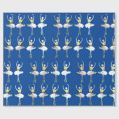 Ballerina Dancer Geschenkpapier (Flach)
