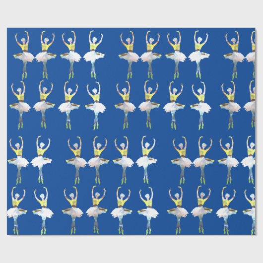 Ballerina Dancer Geschenkpapier (Flach)