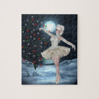 Ballerina Dancer Girl :: Fantasy Winter Puzzle