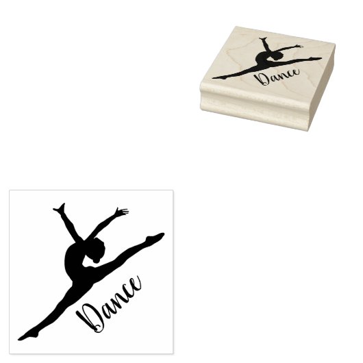 Ballerina Dancer Gummistempel (Stempel)
