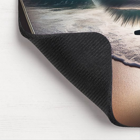 Ballerina Dancer in einer Gitarre Mousepad (Ecke)