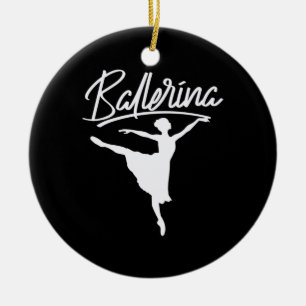 Ballerina Dancer Keramik Ornament
