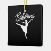 Ballerina Dancer Keramikornament (Links)