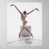 Ballerina Dancer Moderne Fotografie Poster (Vorne)