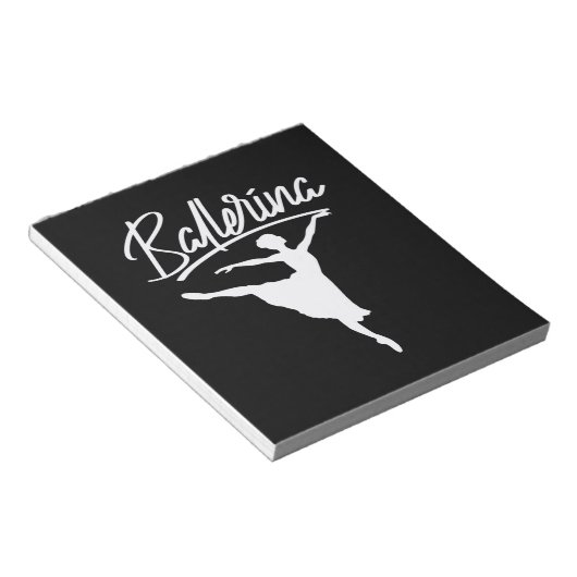 Ballerina Dancer Notizblock (angewinkelt)