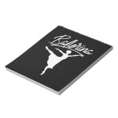 Ballerina Dancer Notizblock (Rotiert)