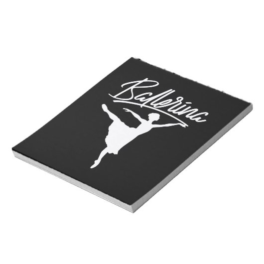 Ballerina Dancer Notizblock (Rotiert)
