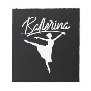 Ballerina Dancer Notizblock