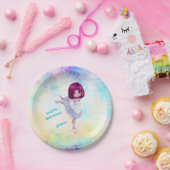 Ballerina Dancer Paper Tellers "Happy Birthday" Pappteller (Party)