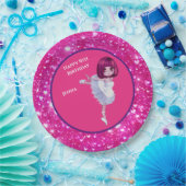 Ballerina Dancer Paper Tellers "Happy Birthday" Pappteller (Party)