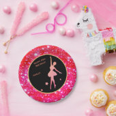 Ballerina Dancer Paper Tellers "Happy Birthday" Pappteller (Party)