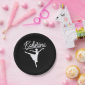 Ballerina Dancer Pappteller (Party)