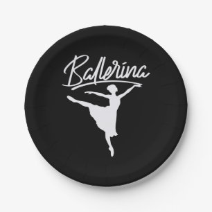 Ballerina Dancer Pappteller
