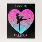 Ballerina Dancer Personalisiert Puzzle (Vertikal)