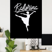Ballerina Dancer Poster (Heimbüro)