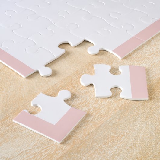 Ballerina Dancer| Rosa Blumenballett Geburtstag Puzzle (Seite)