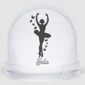 Ballerina Dancer Snow Globe Schneekugeln (Rückseite)