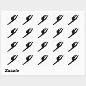 Ballerina Dancer Sticker (Blatt)