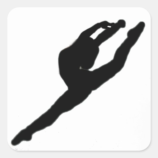 Ballerina Dancer Sticker (Vorderseite)