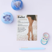 Ballerina Dancer, Tanzlehrgang Flyer für Werbung (Einzeln)