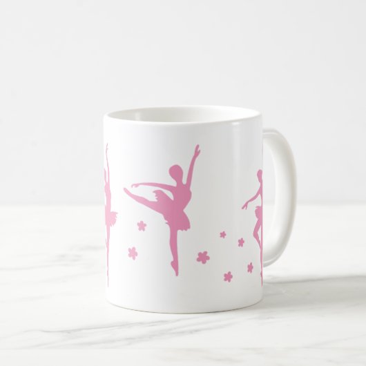 Ballerina Dancer Tasse | Bewertung (VorderseiteRechts)