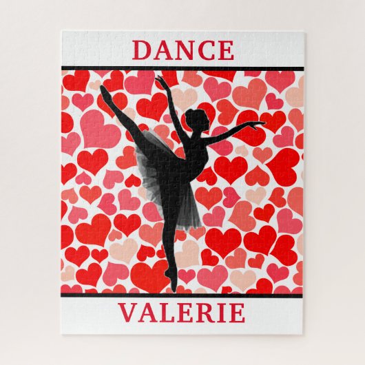 Ballerina Dancer Valentine's Day Puzzle (Vertikal)