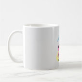 Ballerina Dancer Watercolor Kaffeetasse (Links)