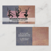 Ballerina Dancers Visitenkarte (Vorne/Hinten)