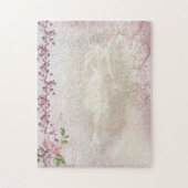 Ballerina Dancing en Pointe Floral Puzzle (Vertikal)