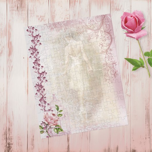 Ballerina Dancing en Pointe Floral Puzzle