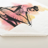 Ballerina Dancing in Color  Sherpadecke (3/4)