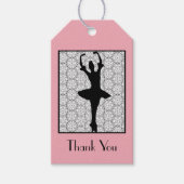 Ballerina - Dankeschön für Lehrer Geschenkanhänger (Vorderseite)