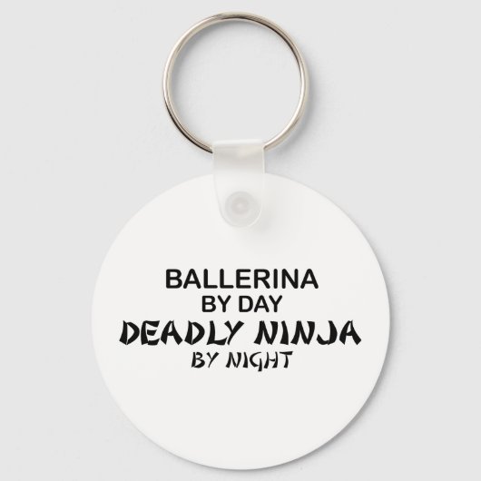 Ballerina Deadly Ninja by Night Schlüsselanhänger (Vorderseite)