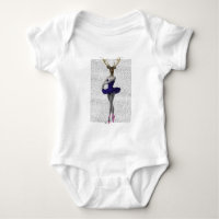 Ballerina Deer in Blue